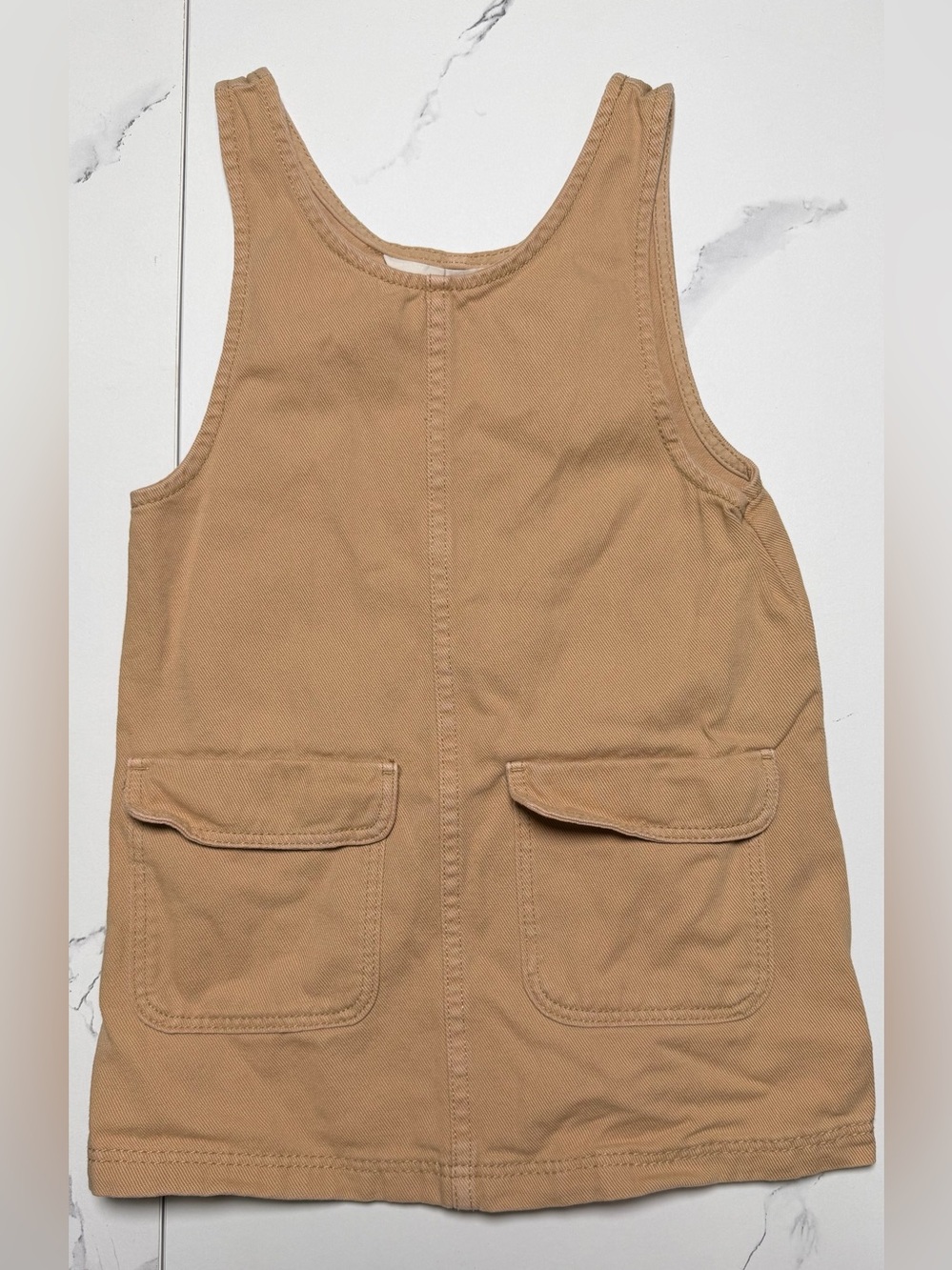 H&M Kids Tan Utility Overall Dress